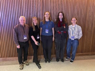 Members of TARG standing together at the Society for the Study of Addiction conference